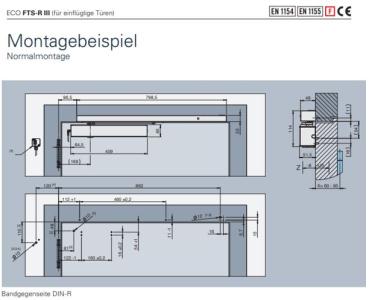 ECO Freilauftürschließer FTS-R III –EN 3-6